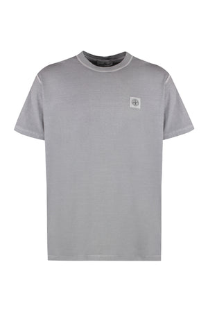 Cotton crew-neck T-shirt-0